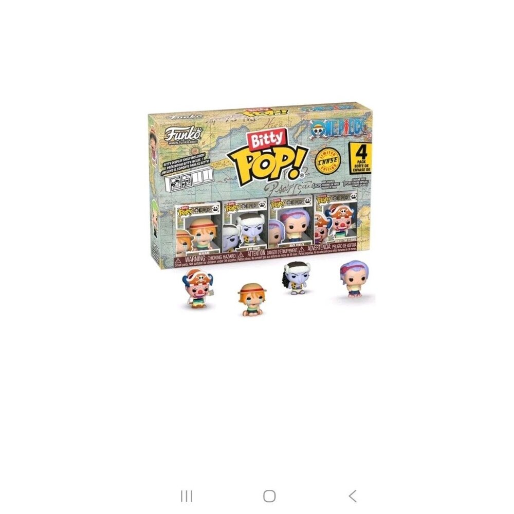 Funko Bitty POP! One Piece Nami, Arlong, Nojiko & BUGGY Chase 4 Pack